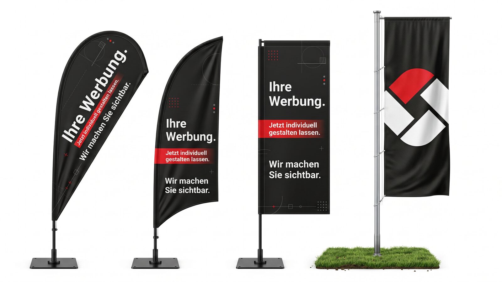 Beachflags Fahnen und Fahnenmast