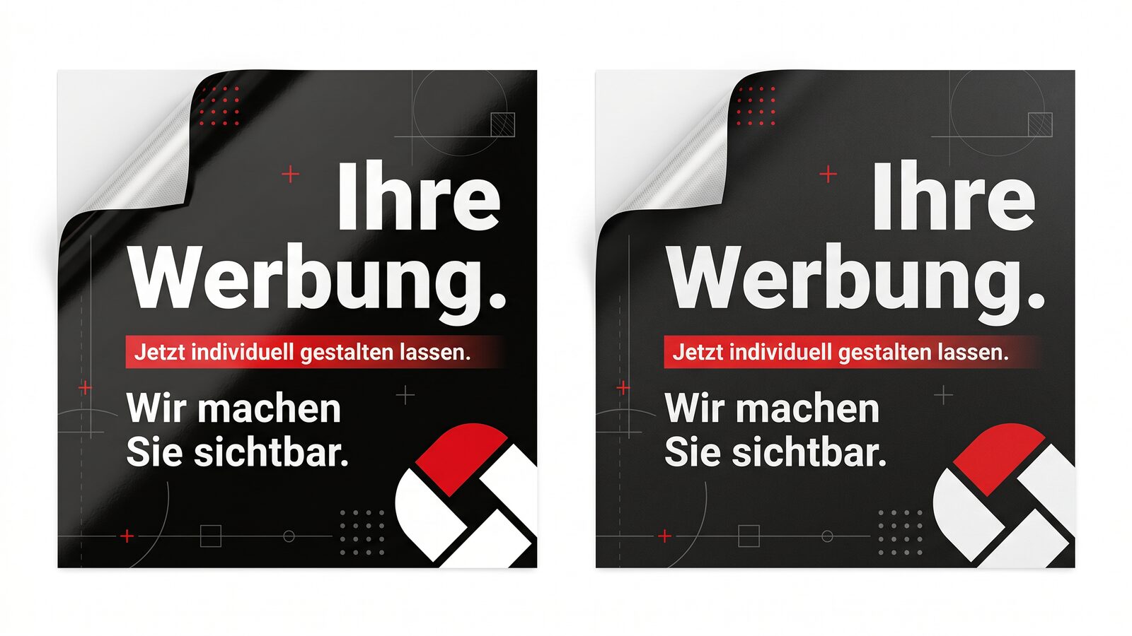 Klebefolien glänzend und matt