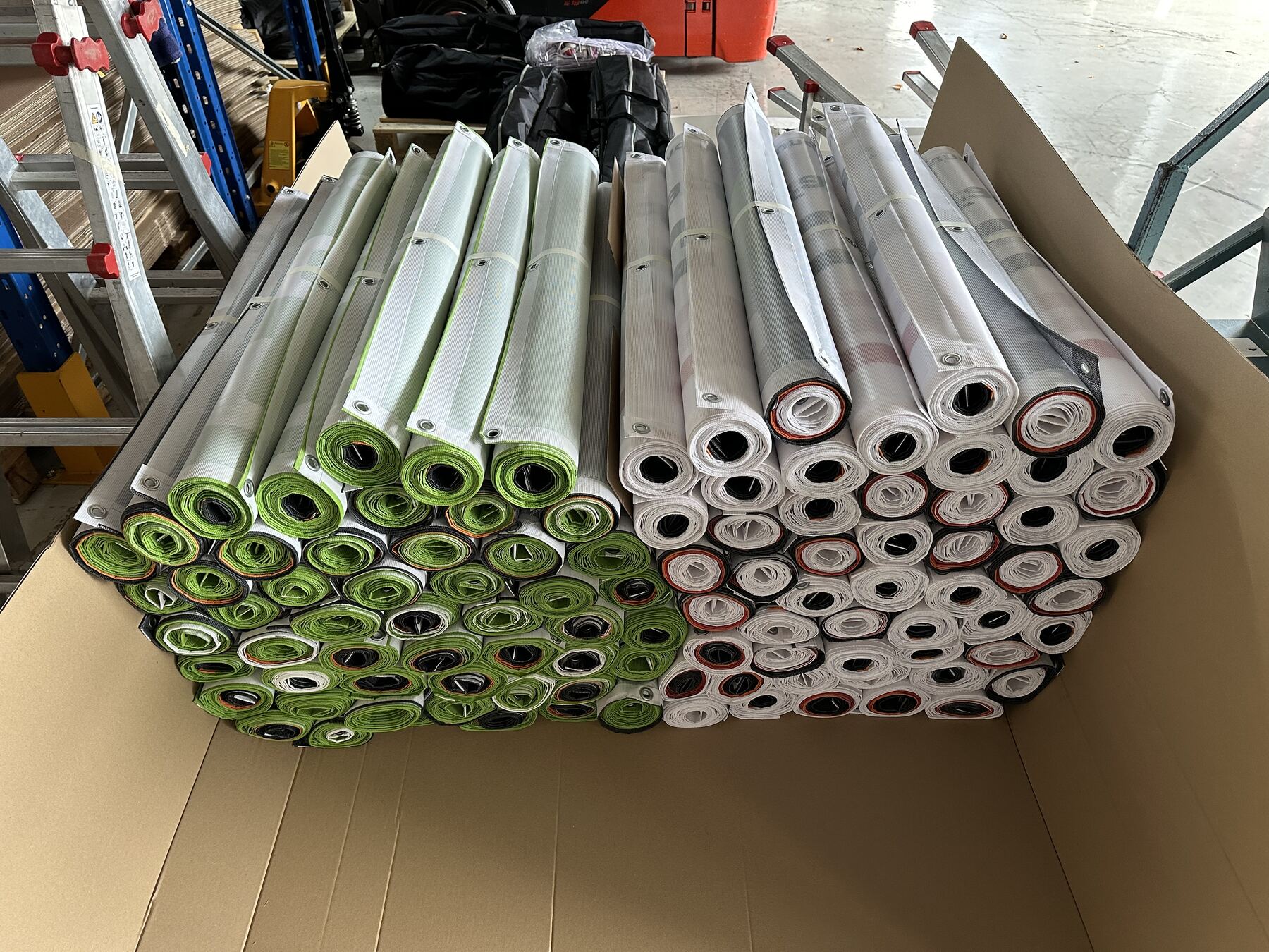 Banner-Rollen aus eigener Produktion